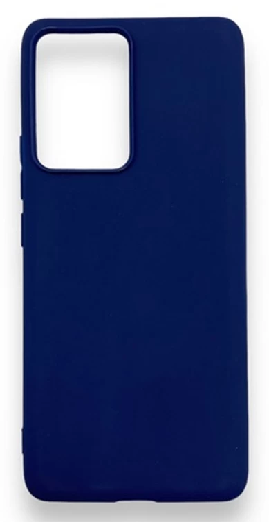 Накладка Silicone Case Logo для XiaoMi Poco X5 Pro 5G, Тёмно-синяя