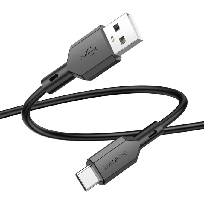 Кабель Borofone BX70 USB for Type-C 1м, Чёрный