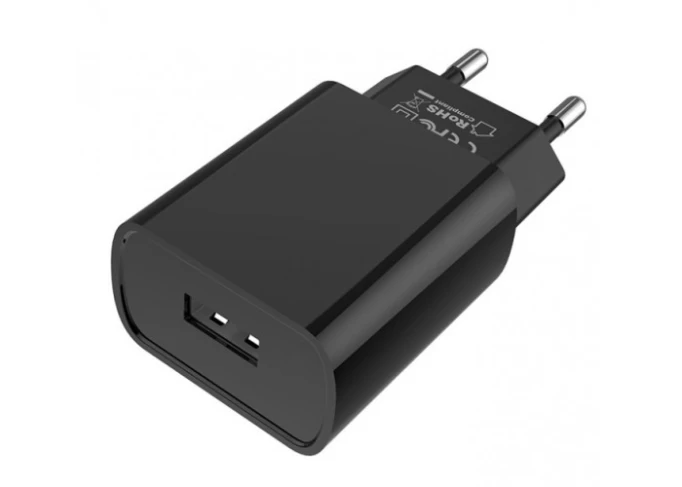 Сетевое зарядное устройство Borofone USB Travel Charger BA20A Micro 2100 mA, Чёрное
