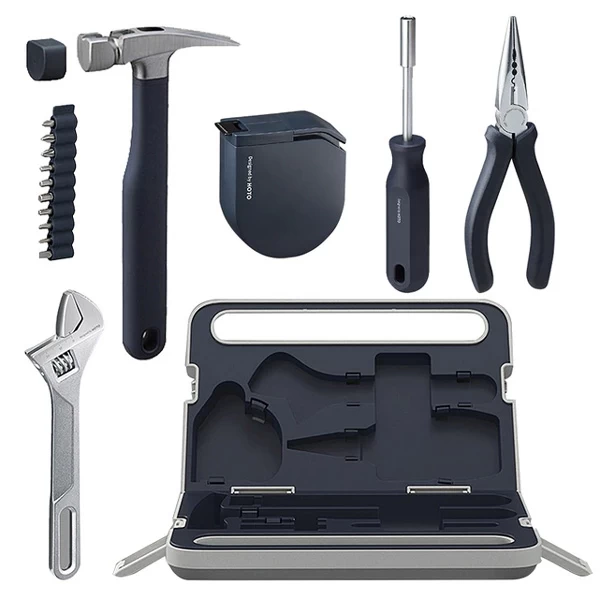 Набор инструментов HOTO Manual Tool Set, Серый (QWSGJ002)