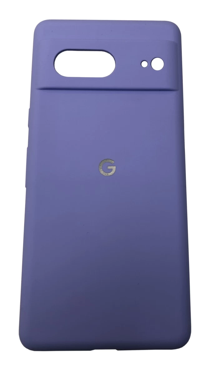 Накладка Silicone Case для Google Pixel 7, Лиловая