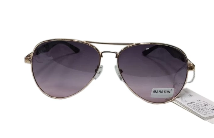 Солнцезащитные очки Marston M.S.T7019 (C-3) 60 15-135, Золотой, фиолетовый