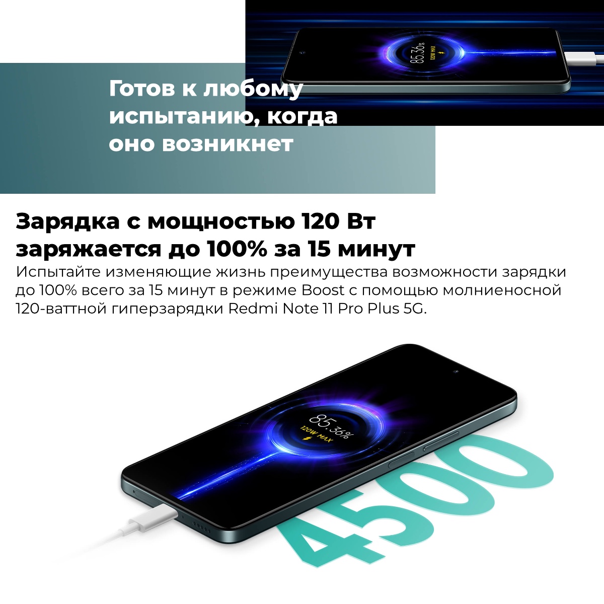 Смартфон Redmi Note 11 Pro Plus 5G 8/256Gb Star Blue Global
